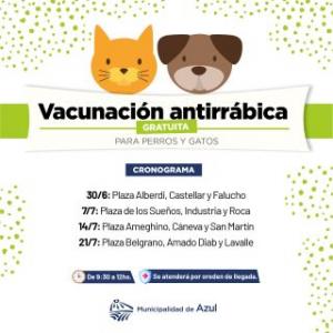 Vacunación antirrábica